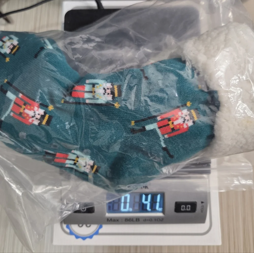Cozy‎ Sherpa Christmas Nutcracker Slipper Socks